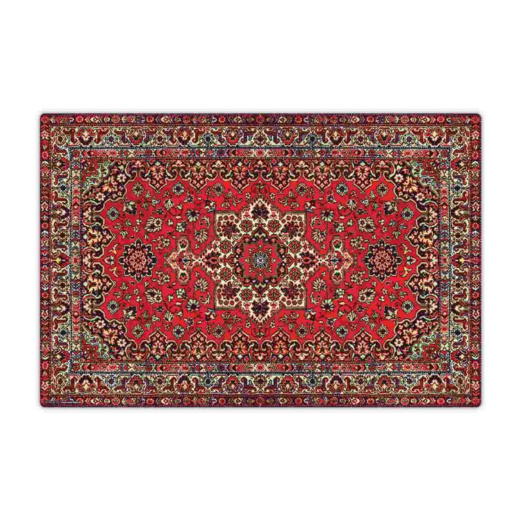 Produktbild: Cover-your-desk Schreibtischunterlage f&uuml;r Kinder und Erwachsene Orientalischer Teppich in rot, aus hochwertigem Vinyl , 60 x 40 cm