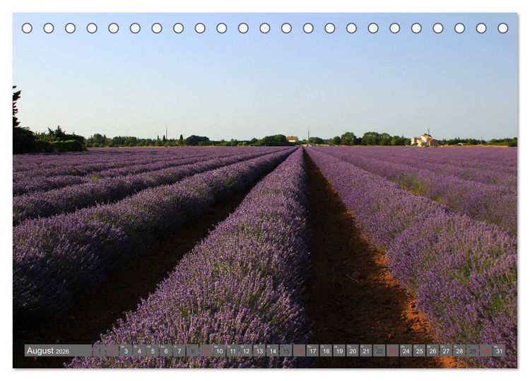 Produktbild: S&uuml;dfrankreich - Die sch&ouml;nsten Ausflugsziele. (Tischkalender 2026 DIN A5 quer), CALVENDO Monatskalender