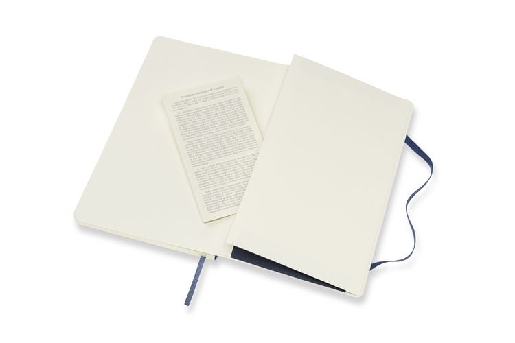 Produktbild: Moleskine Notizbuch Large/A5, Kariert, Soft Cover, Saphir