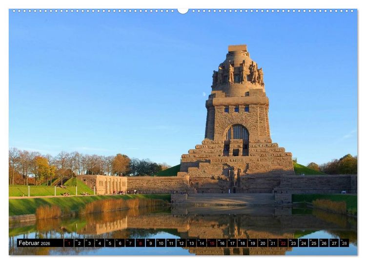 Produktbild: Reise durch Leipzig (hochwertiger Premium Wandkalender 2026 DIN A2 quer), Kunstdruck in Hochglanz
