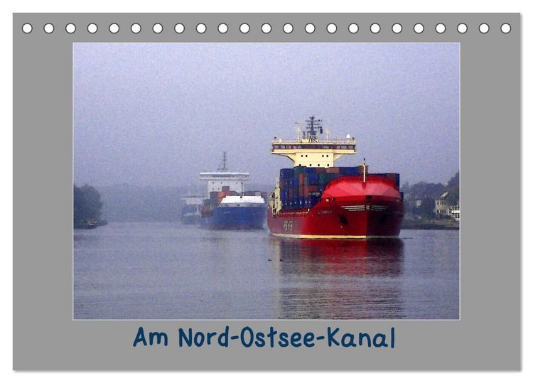 Produktbild: Am Nord- Ostsee-Kanal (Tischkalender 2027 DIN A5 quer), CALVENDO Monatskalender