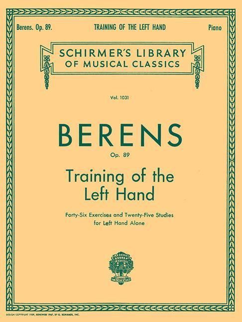 Produktbild: Training of the Left Hand, Op. 89