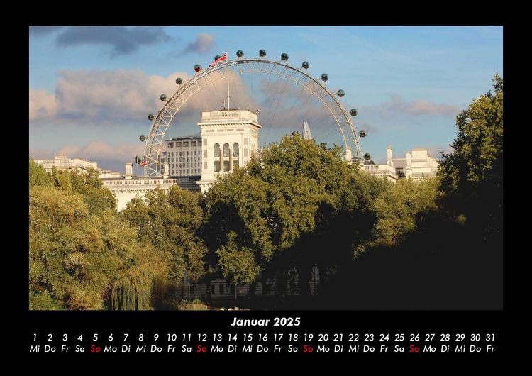 Produktbild: London - Impressionen 2025 Fotokalender DIN A3