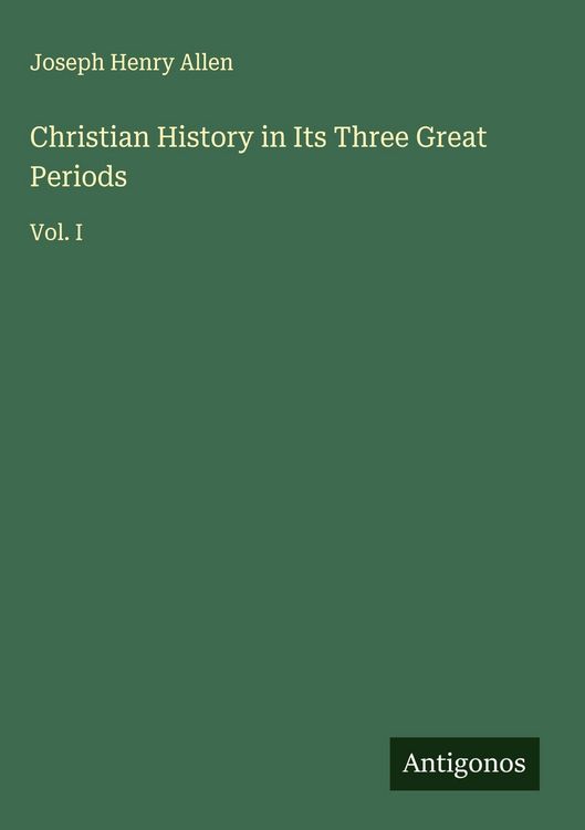 Produktbild: Christian History in Its Three Great Periods