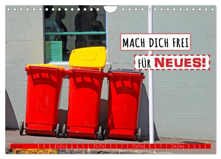 Produktbild: Enjoy your life - Genie&szlig;e das Leben (Wandkalender 2026 DIN A4 quer), CALVENDO Monatskalender