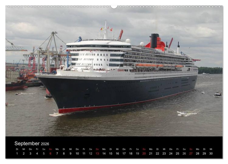 Produktbild: Kreuzfahrtschiffe in Europa (hochwertiger Premium Wandkalender 2026 DIN A2 quer), Kunstdruck in Hochglanz