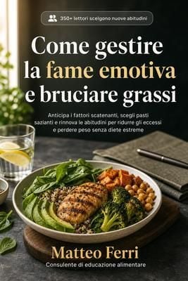 Produktbild: Come smettere di mangiare per fame emotiva e dimagrire