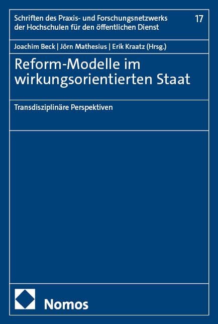 Produktbild: Reform-Modelle im wirkungsorientierten Staat