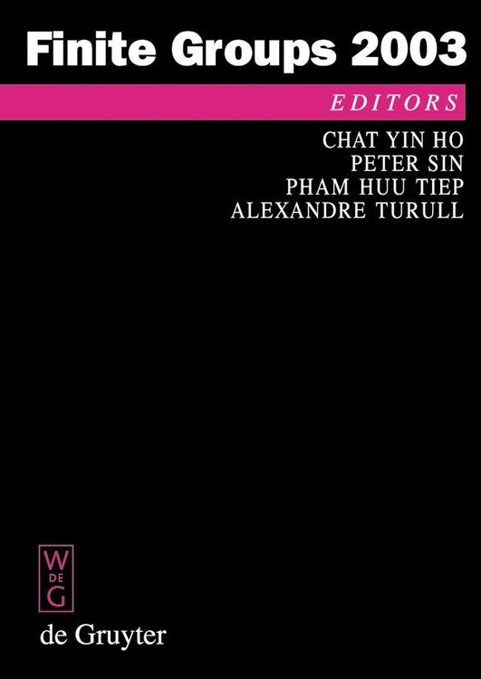 Produktbild: Finite Groups 2003