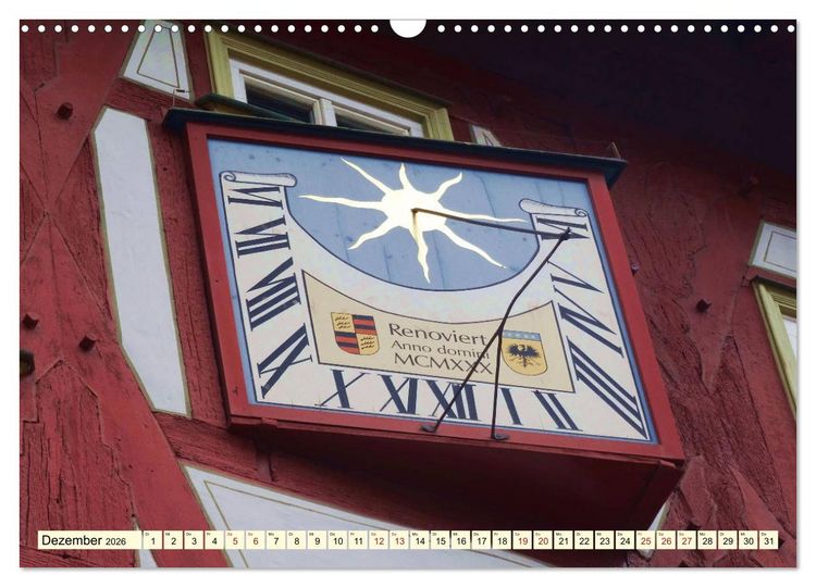 Produktbild: Sonnenuhren - Sonnenstunden (Wandkalender 2026 DIN A3 quer), CALVENDO Monatskalender