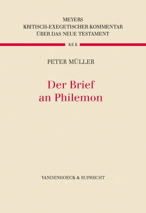 Produktbild: Der Brief an Philemon