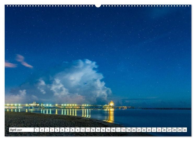 Produktbild: Insel R&uuml;gen - Die K&uuml;ste von Sellin bis Kap Arkona (Wandkalender 2027 DIN A2 quer), CALVENDO Monatskalender