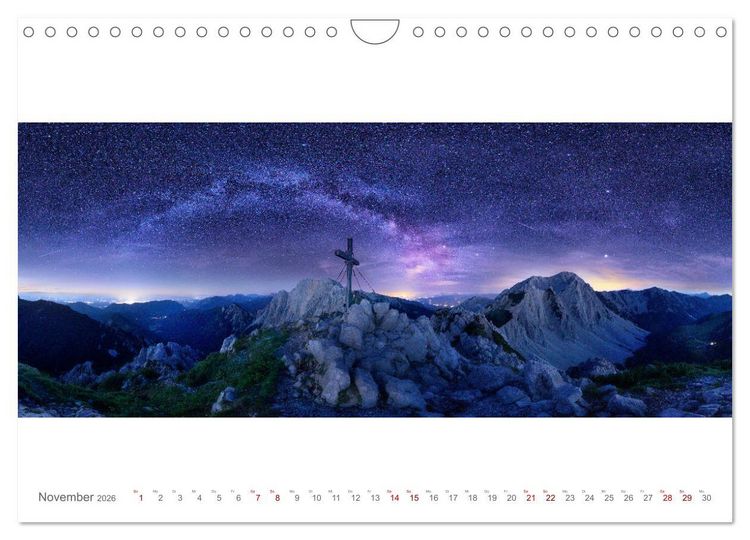 Produktbild: BergBlicke! (Wandkalender 2026 DIN A4 quer), CALVENDO Monatskalender
