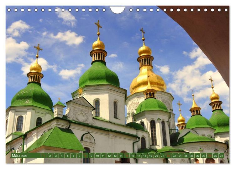 Produktbild: Kiew - Hauptstadt der Ukraine (Wandkalender 2026 DIN A4 quer), CALVENDO Monatskalender