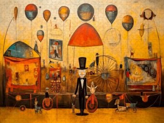 Produktbild: CALVENDO Puzzle Zirkus der Zeitreisenden | 1000 Teile Lege-Gr&ouml;&szlig;e 64x48cm Foto-Puzzle f&uuml;r gl&uuml;ckliche Stunden