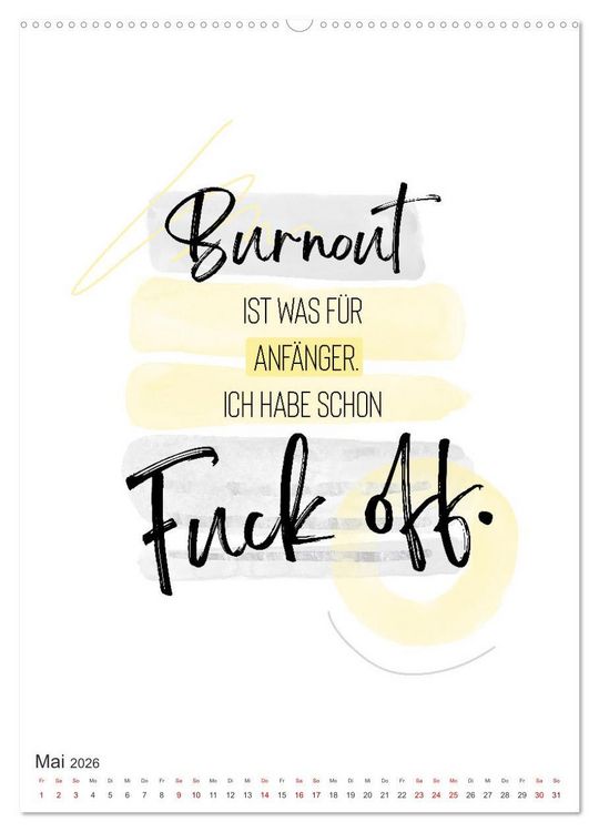 Produktbild: Mit Humor durch den Arbeitstag (Wandkalender 2026 DIN A2 hoch), CALVENDO Monatskalender