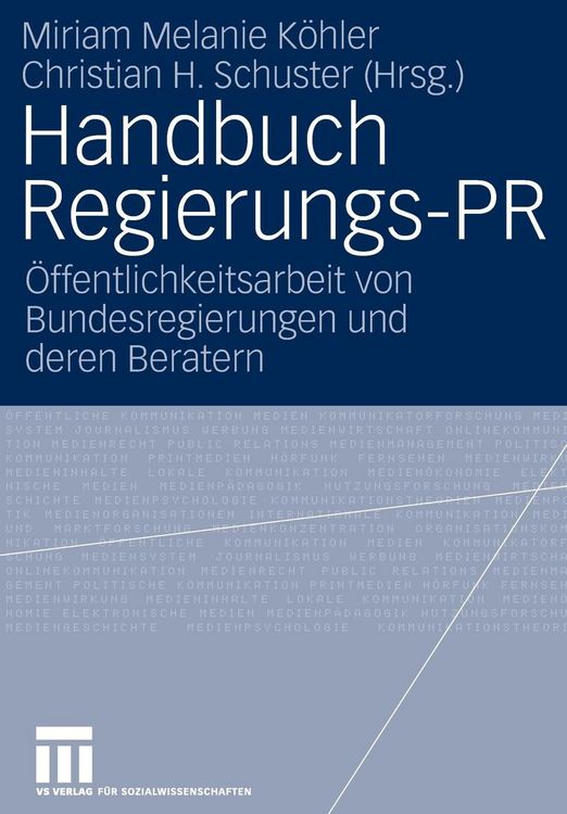 Produktbild: Handbuch Regierungs-PR