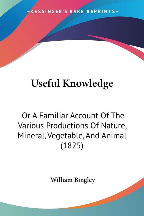 Produktbild: Bingley, W: Useful Knowledge
