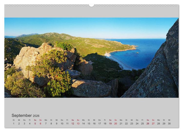 Produktbild: Korsika - Im S&uuml;den (hochwertiger Premium Wandkalender 2026 DIN A2 quer), Kunstdruck in Hochglanz