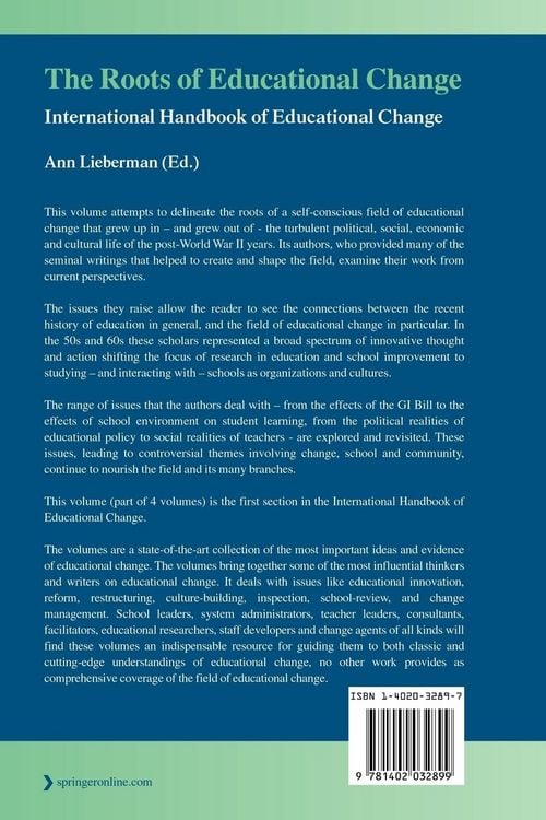 Produktbild: The Roots of Educational Change