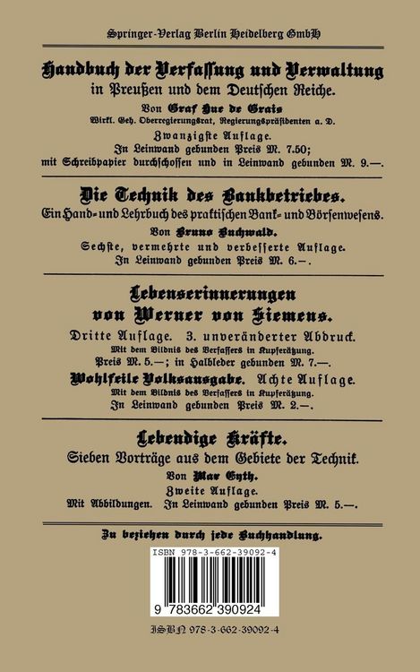 Produktbild: Grundri&szlig; der Verfassung und Verwaltung in Preu&szlig;en und dem Deutschen Reiche