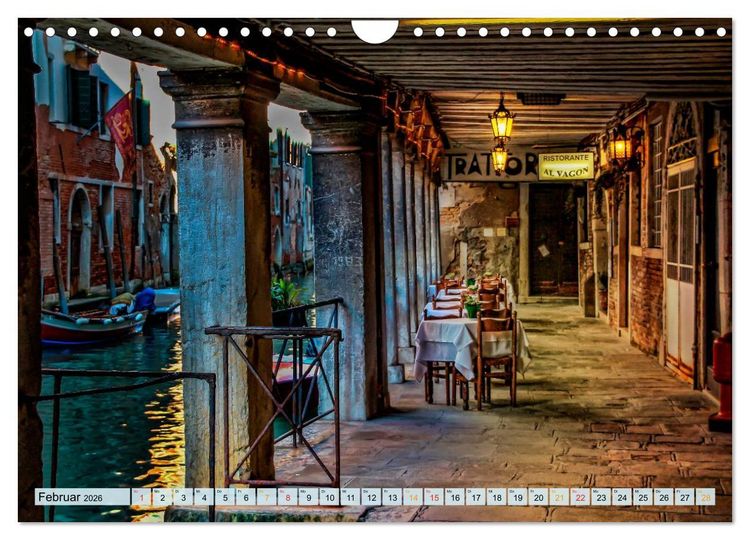 Produktbild: Venedig - sehr privat (Wandkalender 2026 DIN A4 quer), CALVENDO Monatskalender