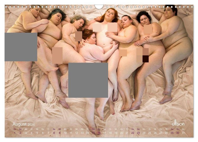 Produktbild: Kurvenstolz - Ode an die Weiblichkeit (Wandkalender 2026 DIN A3 quer), CALVENDO Monatskalender