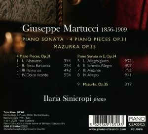 Produktbild: Martucci:Piano Sonata,4 Piano Pieces Op.31