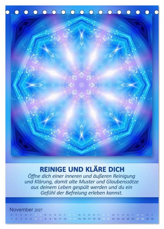 Produktbild: Light Energy Mandalas - Kalender - Vol. 2 (Tischkalender 2027 DIN A5 hoch), CALVENDO Monatskalender