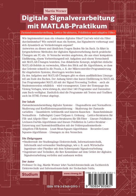 Produktbild: Digitale Signalverarbeitung mit MATLAB&reg;-Praktikum