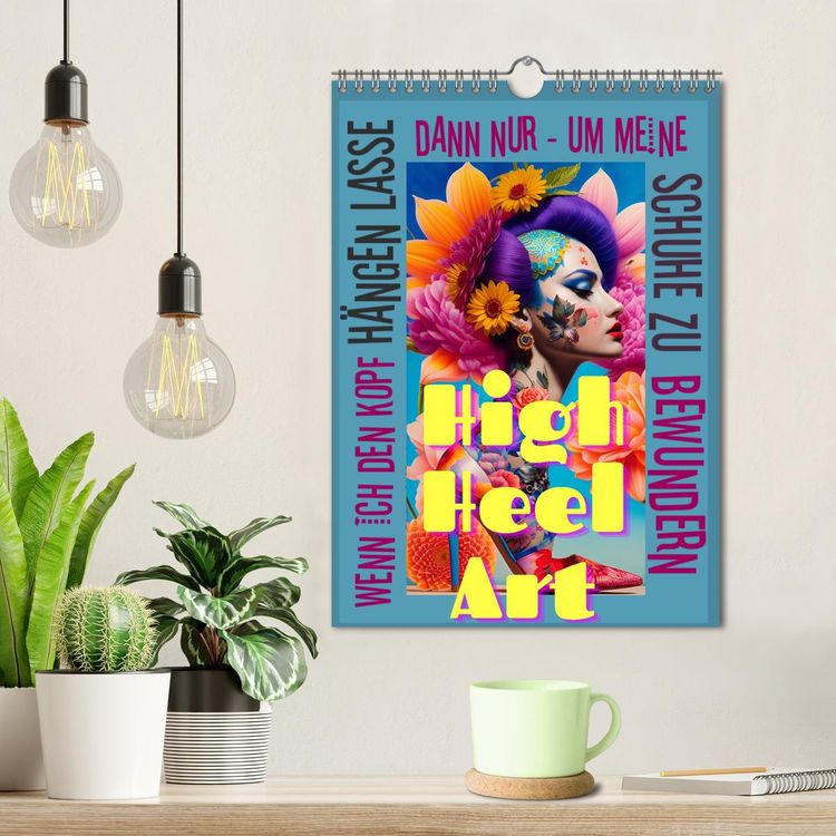 Produktbild: HighHeelArt (Wandkalender 2026 DIN A4 hoch), CALVENDO Monatskalender