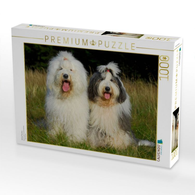 Produktbild: CALVENDO Puzzle Bobtail P&auml;rchen | 1000 Teile Lege-Gr&ouml;&szlig;e 64x48cm Foto-Puzzle f&uuml;r gl&uuml;ckliche Stunden