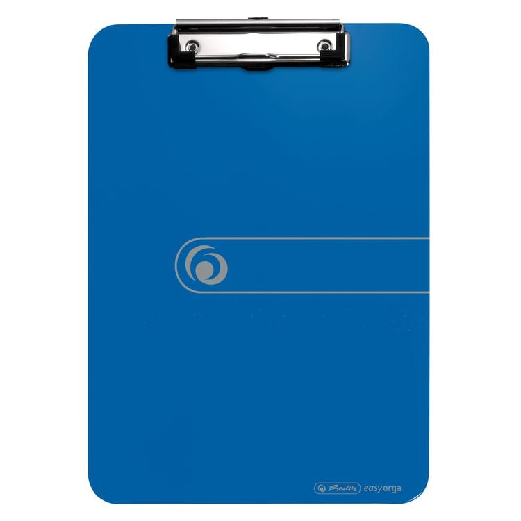 Produktbild: Herlitz Klemmbrett Polystyrol A4, Opak Blau