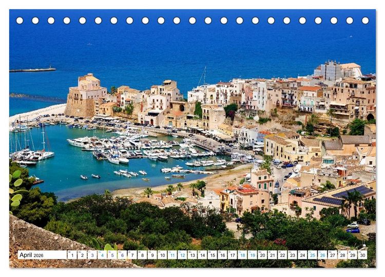 Produktbild: Sizilien - Nordwesten (Tischkalender 2026 DIN A5 quer), CALVENDO Monatskalender