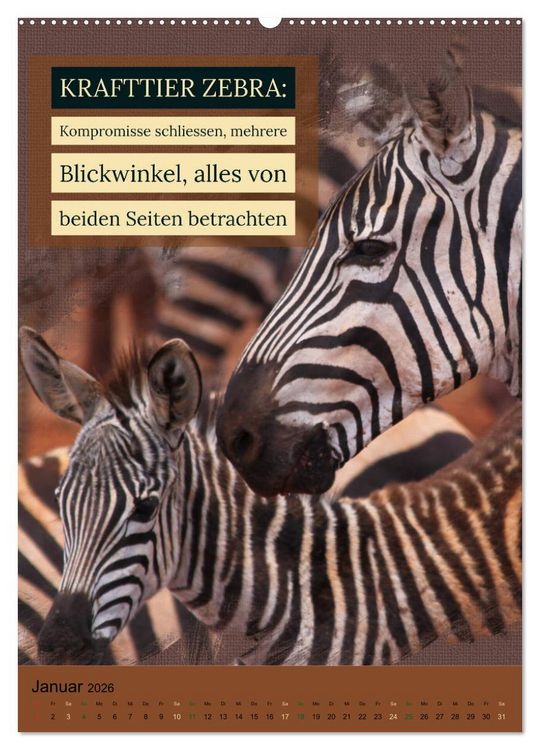 Produktbild: Afrikanische Krafttiere und deren Bedeutung (hochwertiger Premium Wandkalender 2026 DIN A2 hoch), Kunstdruck in Hochglanz