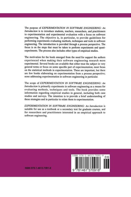 Produktbild: Experimentation in Software Engineering