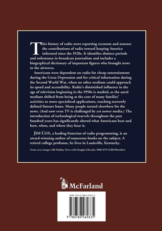 Produktbild: Radio Journalism in America