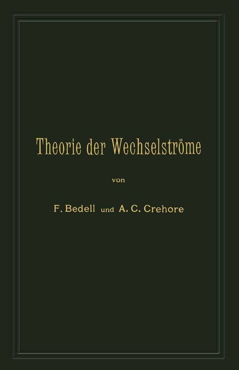 Produktbild: Theorie der Wechselstr&ouml;me in analytischer und graphischer Darstellung