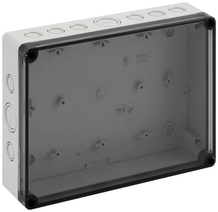 Produktbild: Spelsberg TK PC 2518-6F-TM Installations-Geh&auml;use 180 x 254 x 63 Polystyrol, Polycarbonat, Polyurethan, Polyamid Lichtgrau 1 St.