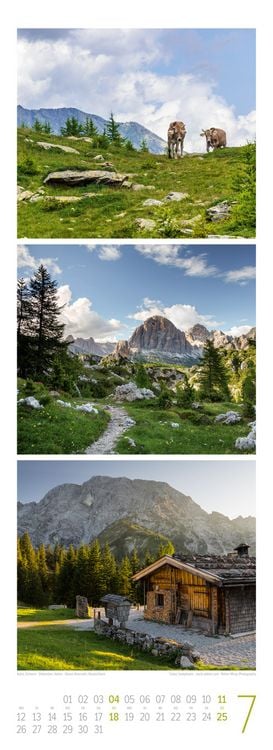 Produktbild: Bergzeit Triplet-Kalender 2027