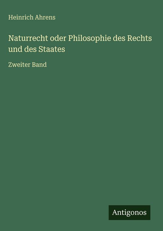 Produktbild: Naturrecht oder Philosophie des Rechts und des Staates