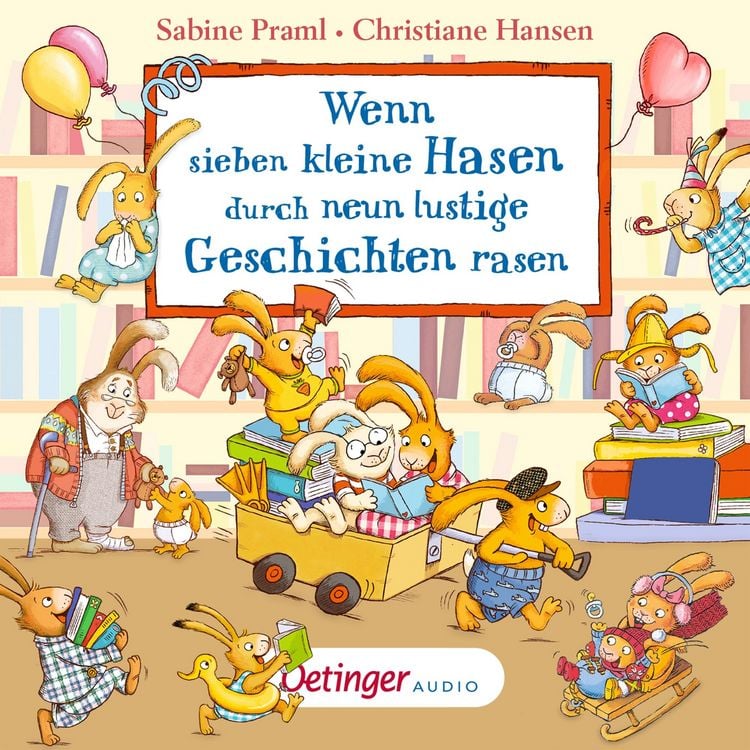 Produktbild: Wenn sieben kleine Hasen durch neun lustige Geschichten rasen