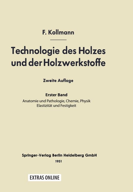 Produktbild: Technologie des Holzes und der Holzwerkstoffe