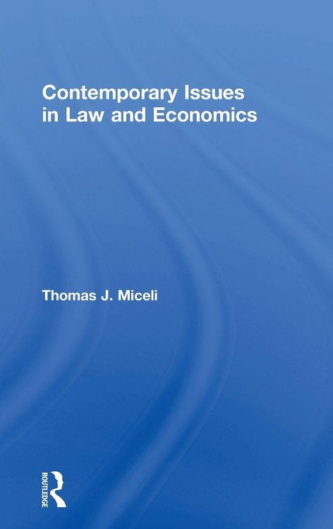 Produktbild: Contemporary Issues in Law and Economics