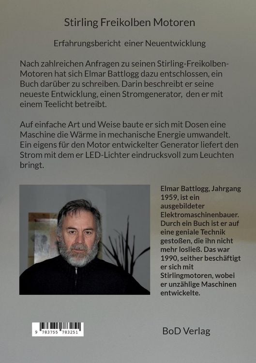 Produktbild: Stirling Freikolben Motoren