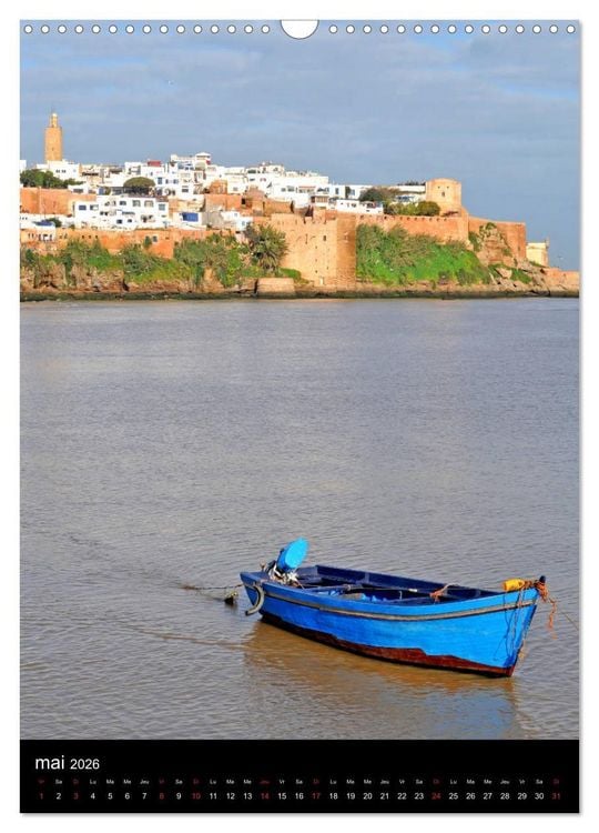Produktbild: Collection MAROC RABAT (Calendrier mural 2026 DIN A3 horizontal), CALVENDO calendrier mensuel