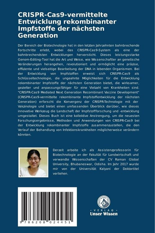 Produktbild: CRISPR-Cas9-vermittelte Entwicklung rekombinanter Impfstoffe der n&auml;chsten Generation