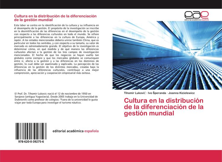 Produktbild: Cultura en la distribuci&oacute;n de la diferenciaci&oacute;n de la gesti&oacute;n mundial
