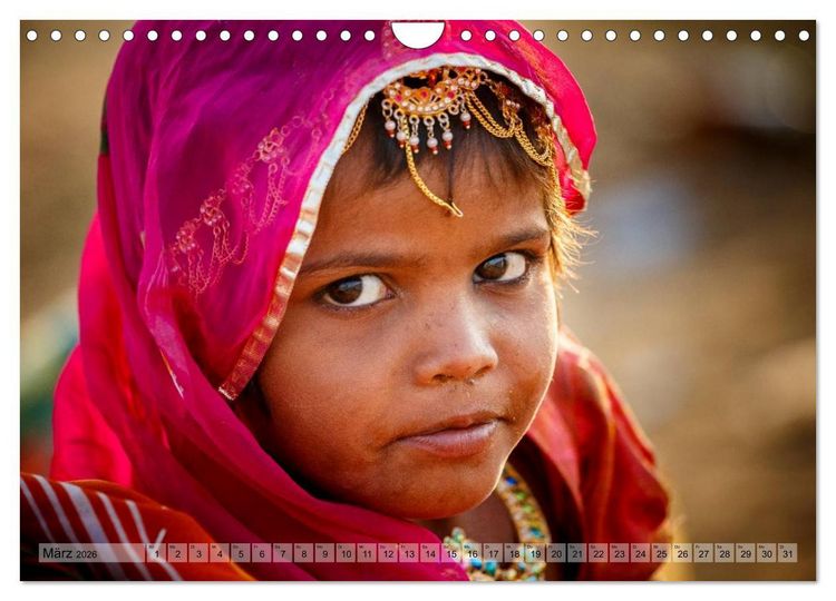 Produktbild: Alltag in Indien (Wandkalender 2026 DIN A4 quer), CALVENDO Monatskalender