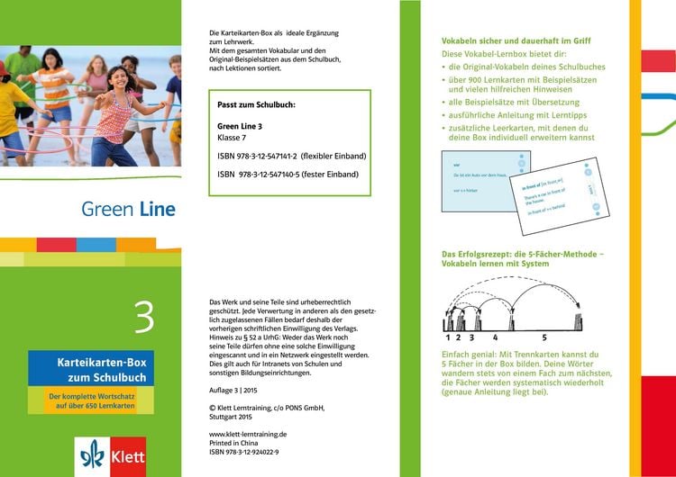 Produktbild: Green Line 3 - Vokabel-Lernbox zum Sch&uuml;lerbuch